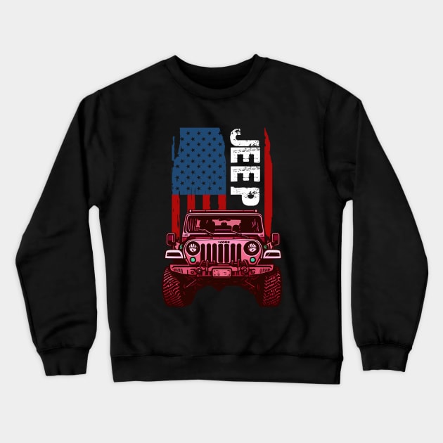 Jeep Crewneck Sweatshirt by RUS